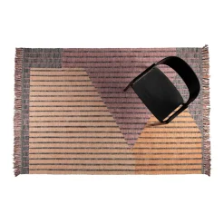 Retro design vloerkleed - Dutchbone Hampton