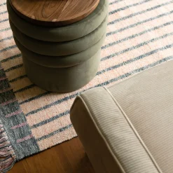 Retro design vloerkleed - Dutchbone Hampton