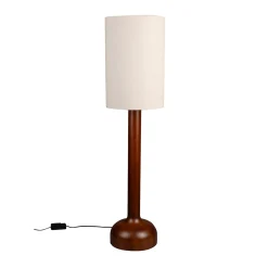 Retro design vloerlamp walnoot - Dutchbone Jones