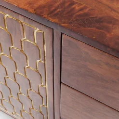 Retro dressoir mangohout goud - Kare Design Muskat