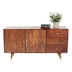 Retro dressoir mangohout goud - Kare Design Muskat