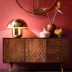 Retro dressoir mangohout goud - Kare Design Muskat