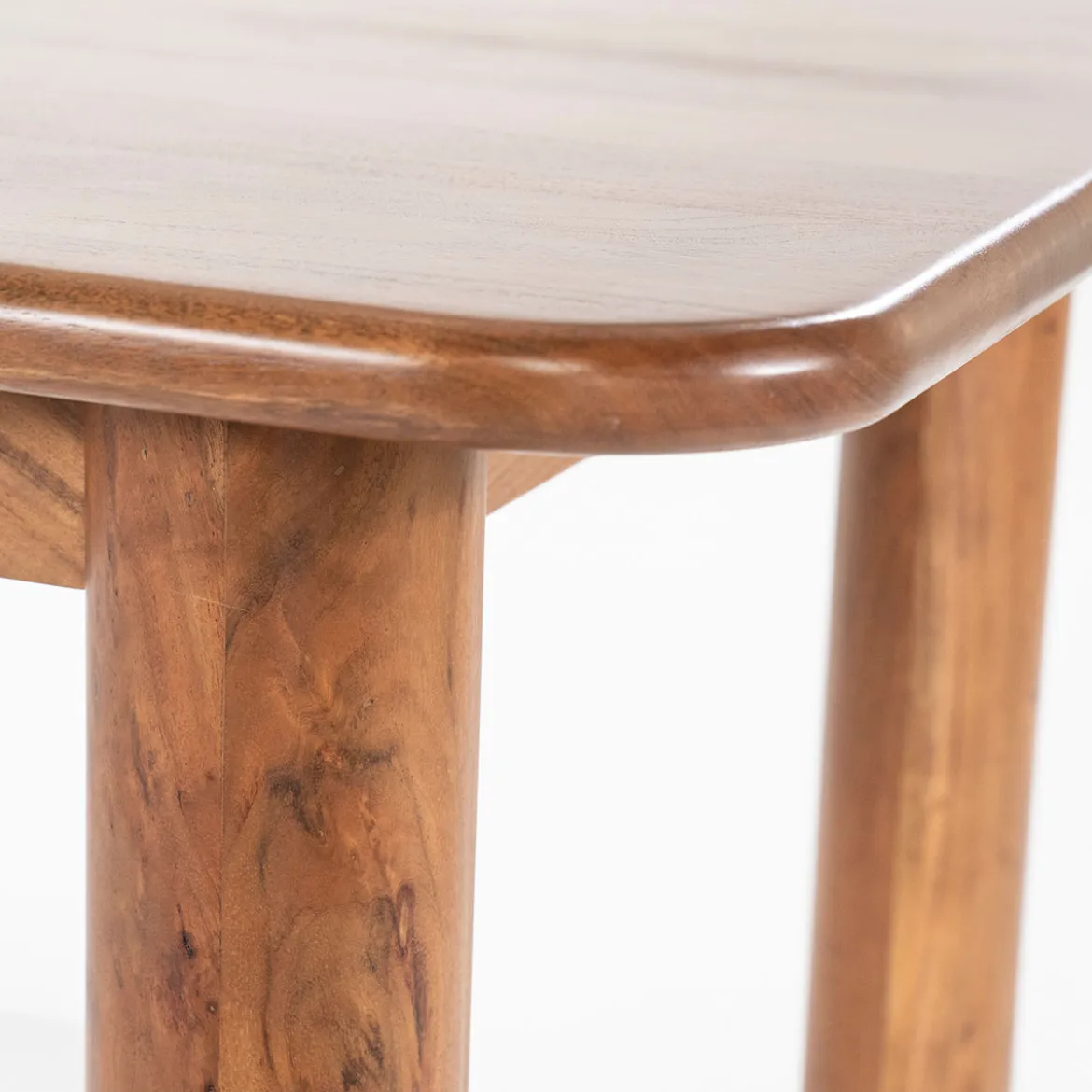 Retro eettafel van acaciahout - Eleonora Julian