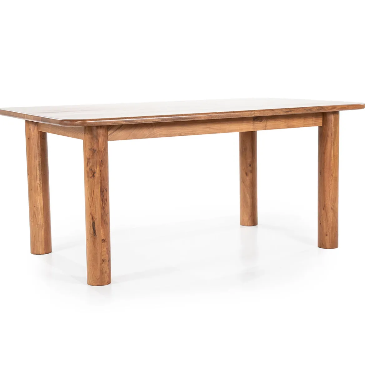 Retro eettafel van acaciahout - Eleonora Julian
