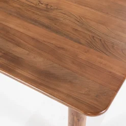 Retro eettafel van acaciahout - Eleonora Julian