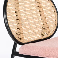 Retro fauteuil rotan webbing - Zuiver Spike Webbing