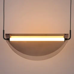 Retro hanglamp gebogen glas - Zuiver Rani