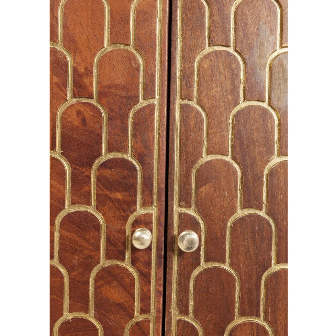 Retro kastje mangohout goud - Kare Design Muskat