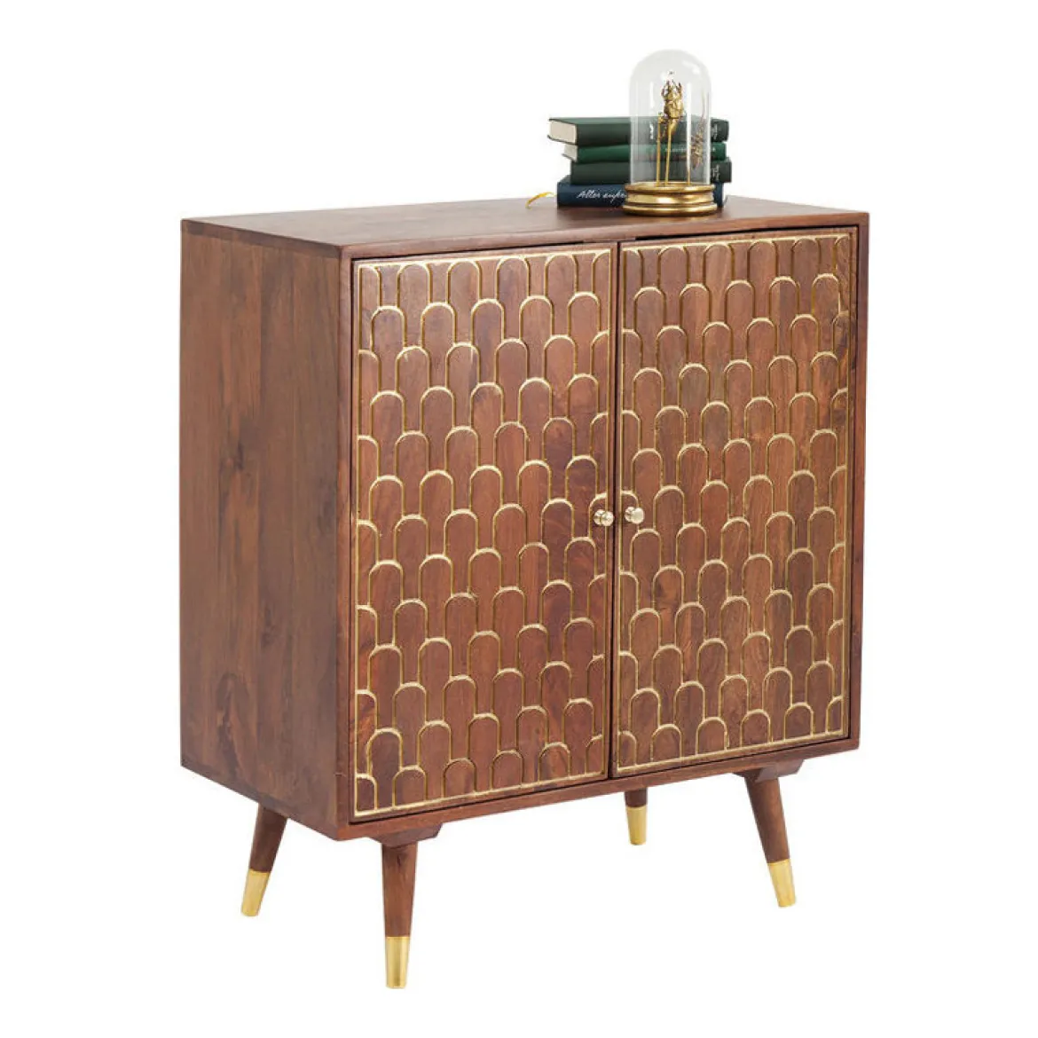 Retro kastje mangohout goud - Kare Design Muskat