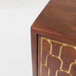 Retro kastje mangohout goud - Kare Design Muskat