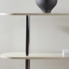 Retrokast met ronde en zilvere accenten - Lavis Zino