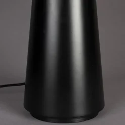 Retro tafellamp zwart wit - Dutchbone Elon