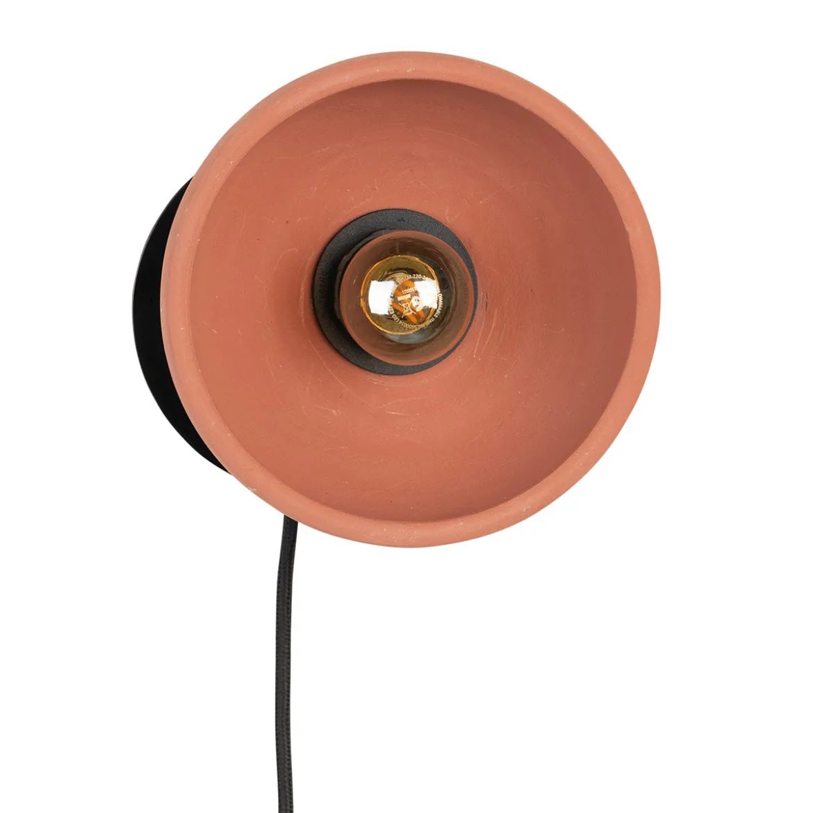 Retro wandlamp terracotta - Dutchbone Zahra