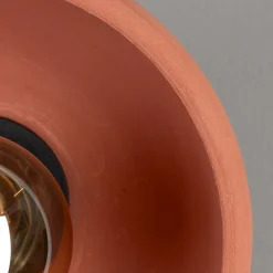 Retro wandlamp terracotta - Dutchbone Zahra