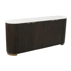 Ribbel dressoir met marmer - Richmond Interiors Mayfield