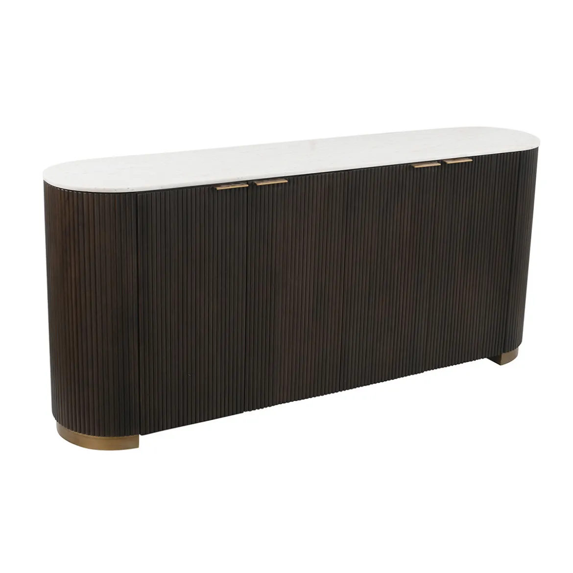 Ribbel dressoir met marmer - Richmond Interiors Mayfield