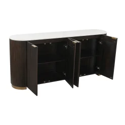 Ribbel dressoir met marmer - Richmond Interiors Mayfield