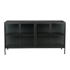 Ribbelglas dressoir - Dutchbone Boli