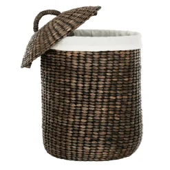 Rieten wasmand met deksel - Must Living Tahiti
