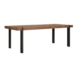 Robuuste eettafel teakhout - DTP Home Timeless Beam