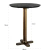 Ronde bartafel antiek messing - Richmond Interiors Revelin