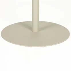 Ronde beige bistrotafel - Zuiver Snow