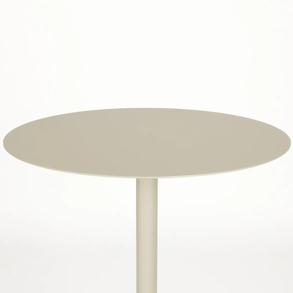 Ronde beige bistrotafel - Zuiver Snow