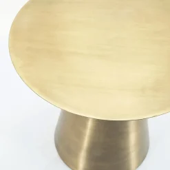 Ronde bijzettafel goud - By-Boo Mastic
