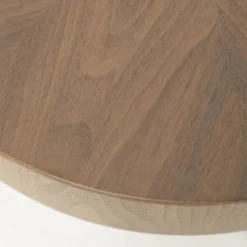 Ronde bijzettafel hout - Eleonora Bobbie