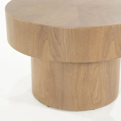 Ronde bijzettafel hout - Eleonora Bobbie