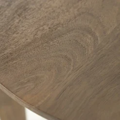 Ronde bijzettafel mangohout - Eleonora Davina