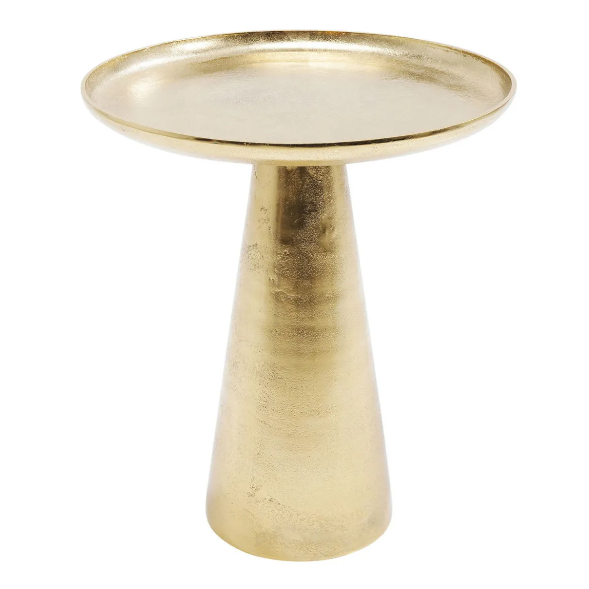 Ronde bijzettafel messing - Kare Design Plateau Uno