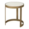 Ronde bijzettafelset beige goud - Richmond Interiors Tivoli