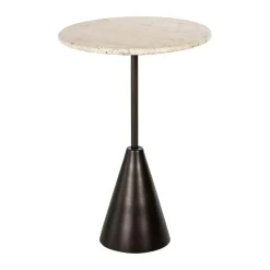 Ronde bijzettafel travertin - Richmond Interiors Avalon