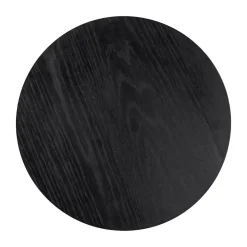 Ronde bijzettafel zwart eiken - Richmond Interiors Jazz