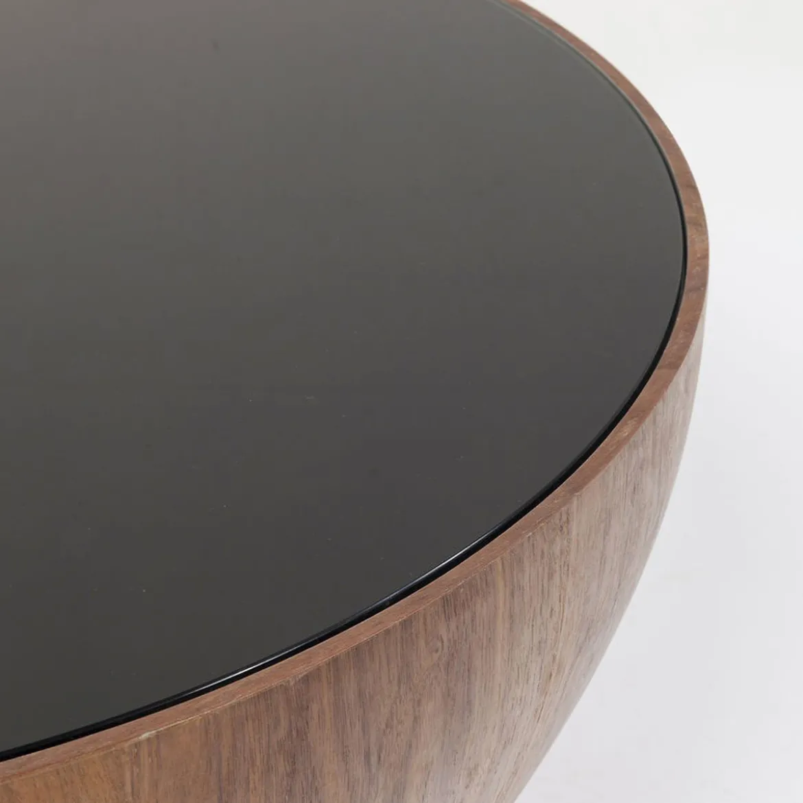 Ronde bol salontafel walnoot - Kare Design Tear Drops Walnut