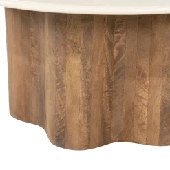 Ronde botticino salontafel - Eleonora Bodhi