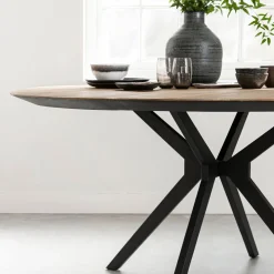 Ronde design eettafel teak - DTP Home Metropole