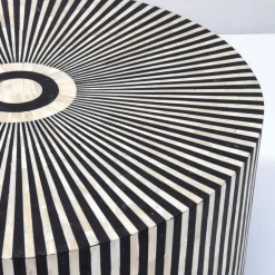 Ronde design salontafel zwart-wit - Kare Design Electra 75