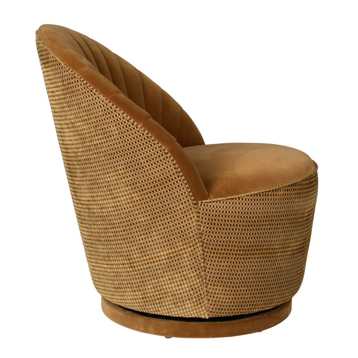 Ronde draaifauteuil vintage - Dutchbone Madison