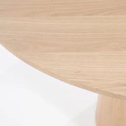 Ronde eettafel 130 cm eikenfineer - Eleonora Nola