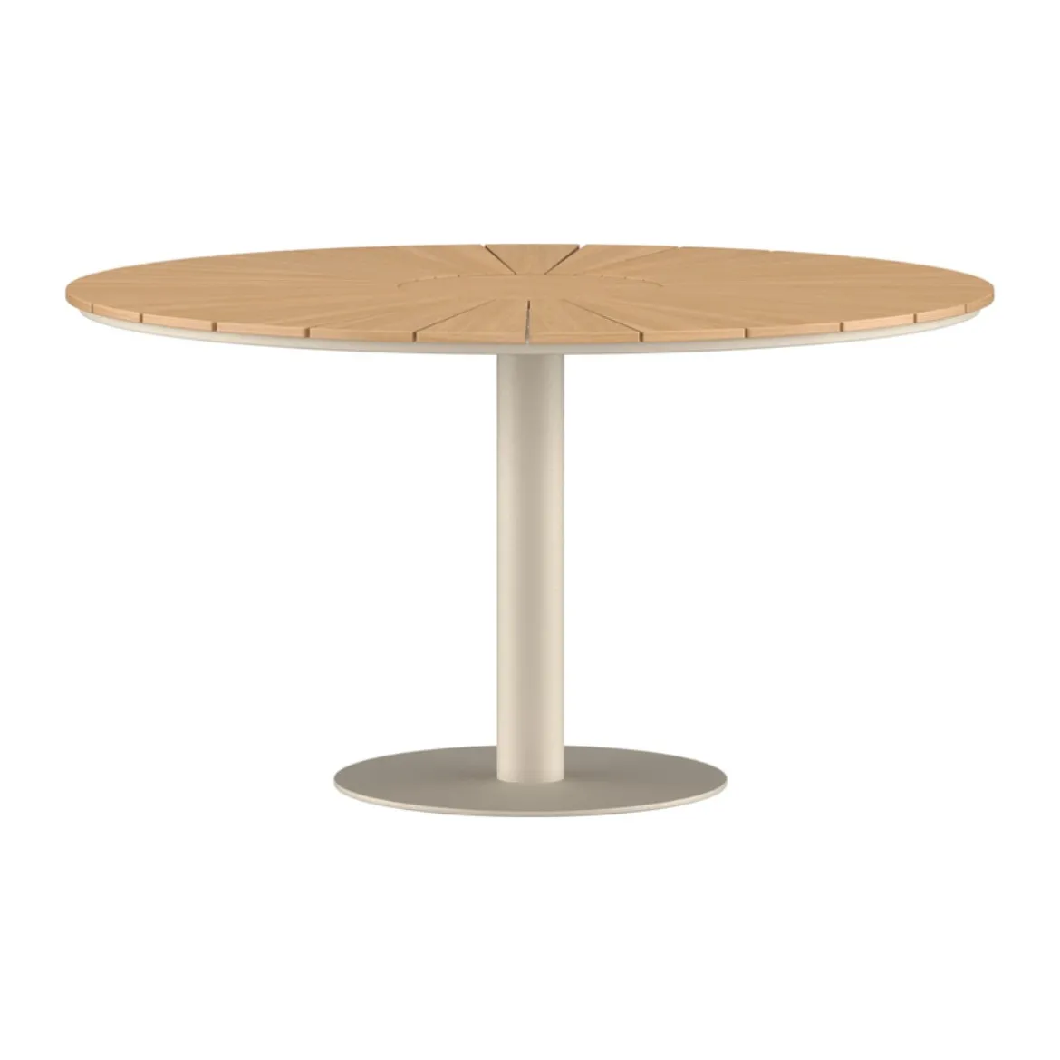 Ronde eettafel 120 cm teak - Lavis Croft