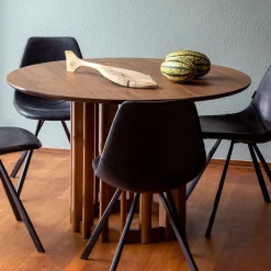 Ronde eettafel hout 120 cm - Dutchbone Barlet