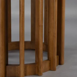 Ronde eettafel hout 120 cm - Dutchbone Barlet