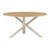 Ronde eettafel met beige poot - Lavis Mexico