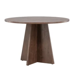 Ronde eettafel met kruisvoet - Lavis Bootcut