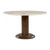 Ronde eettafel met marmer - Eleonora Ted
