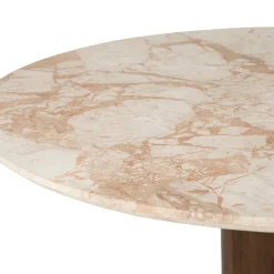Ronde eettafel met marmer - Eleonora Ted