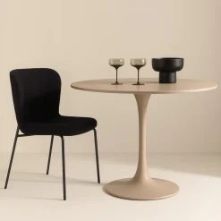 Ronde eettafel met slank stalen frame - Lavis Glade