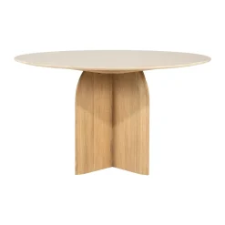 Ronde eettafel travertin - Eleonora Lova